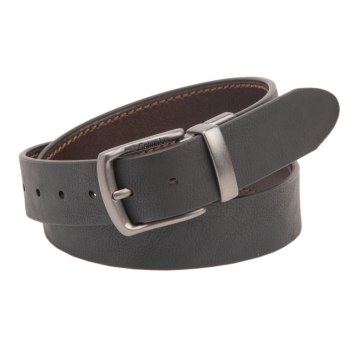 Columbia Riem Heren, Leather Reversible Casual Zwart Bruin, 14NYHMQKO